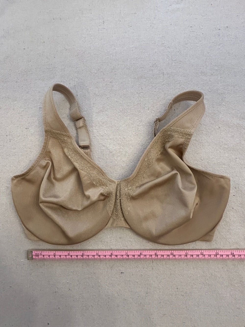 Bali Size 38DD/38E Tan Full Coverage Underwire Bra - Picture 4 of 8